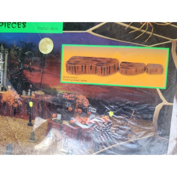 Lemax spooky landscape 3pc layer Halloween Village accessory vintage - Picture 14 of 14